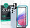 Ibywind Vetro Temperato per Samsung Galaxy A33 5G 6,4,[2Pezzi]con Metallico Protezione Obiettivo Fotocamera,Skin in Stile Fibra di Carbonio per Il Retro,Include Kit di Installazione Facilitata