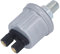 Sensore Pressione Olio, 1/4 NPT 0 a 10 Bar Sostituzione Sensore Pressione Olio (Doppia testa con finitura opaca)