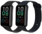 kwmobile Pulsera compatible con Amazfit Band 7 correa - 2x Correas de silicona flexible - Tamaño ajustable