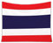 Yelolyio Thailand-Nationalflagge, Wandbehang, Wandteppich, Thailand, waschbar, Vintage-Tagesdecke, Bettlaken, Wanddekoration, Kunst für Bauernhaus, Schlafzimmer, Wohnzimmer, 150 x 200 cm