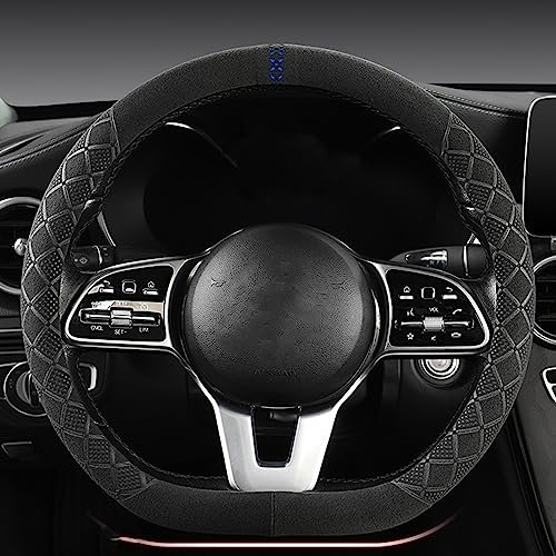 Auto Lenkradhülle für Mercedes Benz AMG E Class E Classe E Clase E Klasse W211 W212 W213 E200, Lenkradbezug Auto Anti Rutsch Lenkrad Abdeckung Wildleder Lenkradhülle, Bequemer Griff