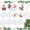 20 Stück Acryl Füller Kugeln, 6cm Transparente Weihnachtskugeln Christbaumkugeln Ornamente, DIY Plastikkugeln, Acrylkugeln für Hochzeit Weihnachten Home Decoration (6CM)