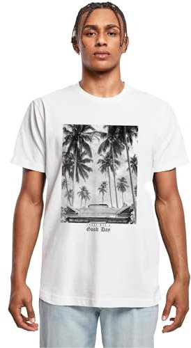 Mister Tee Herren Today was A Good Day Tee White, S