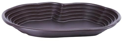 Yugugomo Plat d'eau pour Tortue, Baignoire pour Reptiles, Mangeoire Gamelle Tortue, Jouet d'escalade pour Tortues À Trou Rond avec Tuyau De Drainage pour Ornement D'aquarium pour Tortues