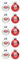 FC Bayern München | Christbaumkugeln | Weihnachtsbaumkugeln | 10er Set| Rot-Weiß