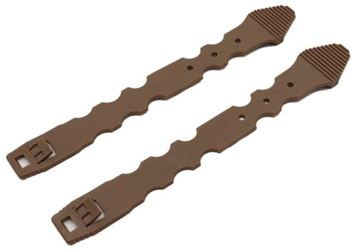 MiOYOOW Taktische Molle-Clips, 2 Stück Elastische Bindeschnalle Karabiner-Clip mit Schnellverschluss, Rucksack-Bindeclip für das Jagdschießen