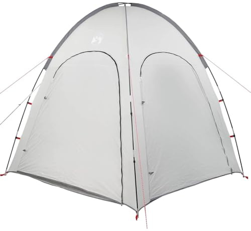 vidaXL Tienda de Piscina con Techo Gris 366 x 305 x 231 cm