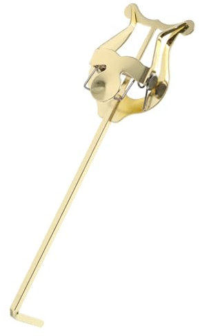 FUNOMOCYA Trompetenleier Aus Metall Trompetenständer Notenhalter Für Marschtrompeten Trompetenpartiturklammer Instrumentenzubehör Notenklammer Mit Sicherem Halt