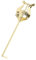 FUNOMOCYA Tragbarer Notenhalter für Trompete und Blechblasinstrumente Metall Trompeten-lyre mit Stabilem Griff Praktischer Notenclip für Musiker und Instrumentenzubehör