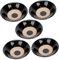 Mikinona 5 Piezas Tazones de Condimentos Vintage de Barro Sopa y Salsa Tazones Decorativos de Comidas y Fiestas