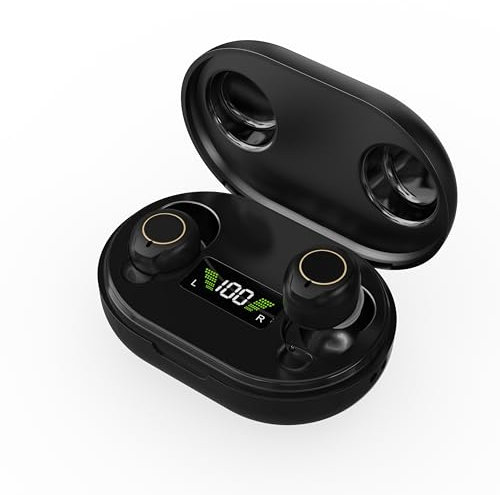 EarToYou Rechargeable Hearing Amplifier - HD Noise Reduction, Anti-Howling, 35-Hour Battery, Digital Case & Touch Control - 3 Sound Modes for Clearer Hearing (Black)