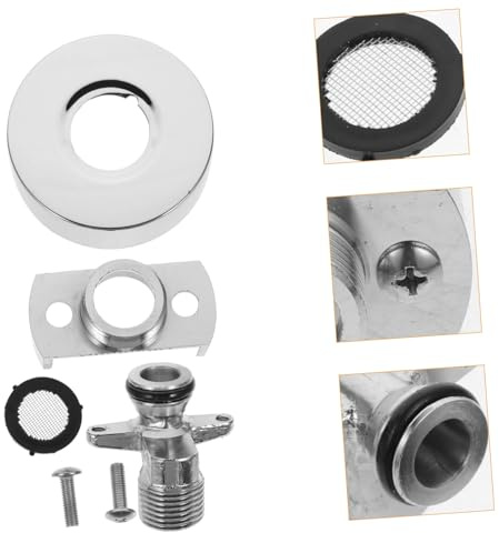Klauenfuß Badewannenarmatur Adapter aus Kupfer, Silber