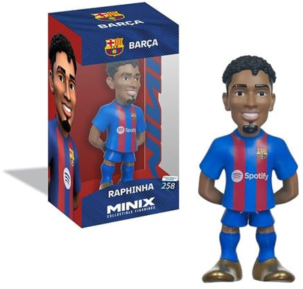 MINIX - Football Stars #258 - FC Barcelone - Raphinha- Sammelfigur 12 cm