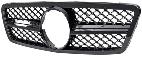 Kompatibel Mit Mercedes-Benz Für C Class W203 2001-2007 C200 C240 ​​C280 Frontstoßstangengrill Chrom Schwarz Renngrill Zubehör