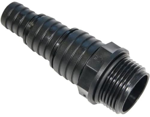 Portagomma gradinato diritto 11/4 x35x30 x25mm per tubi in poliammide