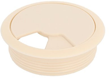 MS Beschläge® Kabeldurchlass Kabelkanal aus Kunststoff Ausführung Creme Durchmesser 60mm (1)