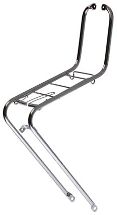 Steco Unisex – Erwachsene V.R-Gepäckträger-03384740 V.R-Gepäckträger, Silber, Einheitsgröße