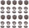INCREWAY 20 Packung 29mmx26mm Retro Kastenriegel Haken Sie Haspe Mit Schrauben, Dekorativ Schublade Kabinett Schmuck Holzschatulle Box Truhe Haspe Fang Sperren Schließe, Bronzeton