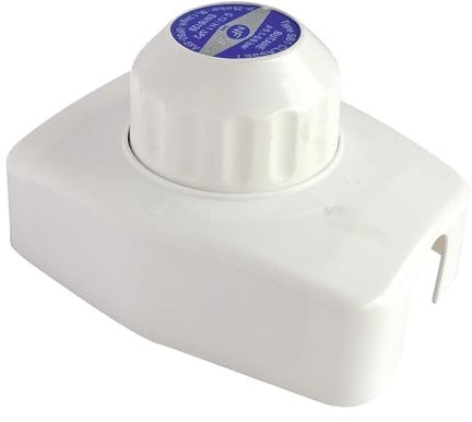SOMATHERM FOR YOU, Regulador de seguridad fijo para botella de butano, caudal máximo 1,3 kg/h, presión 28 mbares, entrada y salida macho 20/150, ideal para instalaciones de butano