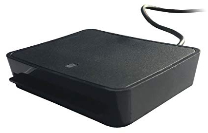 SCR uTrust 2700 R Smart Card Leser - ideal für OnlineBanking/sichere Zugang ... (Black)
