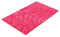 PANA Badematte mit Wellenmuster • Duschvorleger • 100% Baumwolle Badteppich • Ökotex Zertifiziert • waschbar • saugstark • Größe: 60x100cm • Farbe: Fuchsia