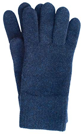 FosterNatur, Merino Herren Handschuhe Fingerhandschuhe, 100% Wolle Merino extrafine
