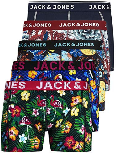 Jack & Jones Lot de 5 caleçons, M