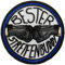 Polizeimemesshop Bester Streifenbuddy Textil Patch mit Klett - Polizei - Buddy - Blue Line