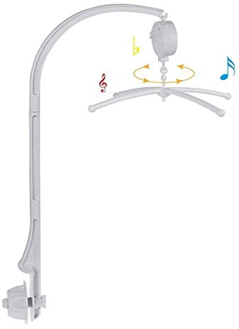 JZK Baby Spieluhr Musik mobile Traumbärchen Mobile mit Halter Arm Halterung für Babybett und Kinderbett
