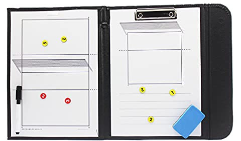 QQAA Volleyball Taktik Board, tragbare Coaches Tools, Volleyball Magnetic Coaching Board, Volleyball magnettafel, Markierungsstift, Radiergummi, EIN Satz Magnete