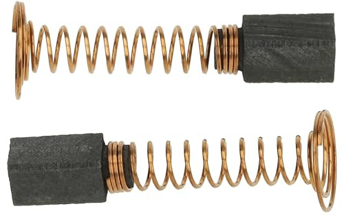 vhbw 2x Kohlebürste 8 x 5 x 5mm kompatibel mit Dremel 300 395 595 3000 | 6000 Type 3/4/5/A6 Elektrowerkzeug