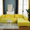 DENGZH Velvet Sofabezug L Form,Stretch Plüsch Sofa Überwürfe Sofahusse Ecksofa Elastisch Schonbezug Antirutsch Eckcouch überwurf Sofaschoner Sofa Abdeckung （L-förmiges Ecksofa erfordert Zwei）