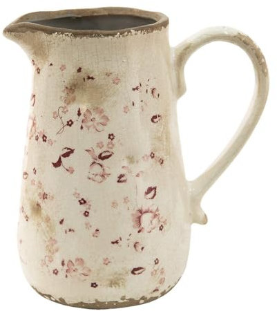 Clayre & Eef Krug Elaine aus Keramik im Shabby Chic-Stil