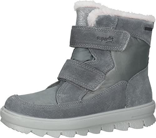 Superfit Flavia Gore-tex - Imbottitura Calda, Stivali da neve Bambine e ragazze, Grigio Chiaro 2500, 31 EU