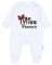 TupTam Baby Mädchen Jungen Strampler mit Langarmshirt Aufdruck Spruch 2 teilig, Farbe: Miss Perfect Weiß, Größe: 56