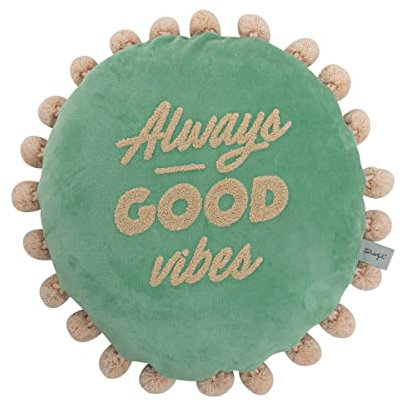 Sr. Wonderful – Embroided Cushion – Always Good Vibes