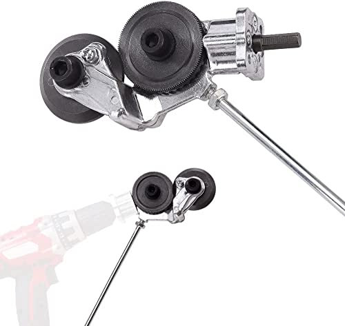 ADWOLT Electric Drill Plate Cutter,Power Metal Shear Nibbler Drill Attachment,Metal Sheet Cutter Head for Electric Drill Clippers Scissors