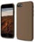 CALOOP Designed for iPhone SE Case 2020/2022, iPhone 8/7 Case, Liquid Silicone Full Body Protective Covered Silky-Soft Anti-Scratch Gel Rubber Slim Shockproof Cover 4.7 inch (Light Brown)