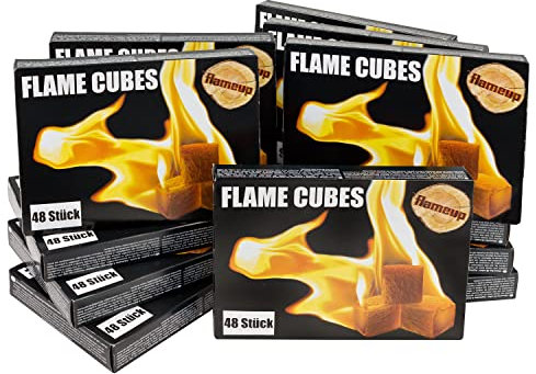 288x / 576x / 1152x / 2304x Anzünder Anzündwürfel Kaminanzünder Kohleanzünder Würfel BBQ Grillanzünder Ofenanzünder Kohlenanzünder Grill Kamin Ofen Flameup, Anzahl Packungen:12 Packungen = 576 Würfel