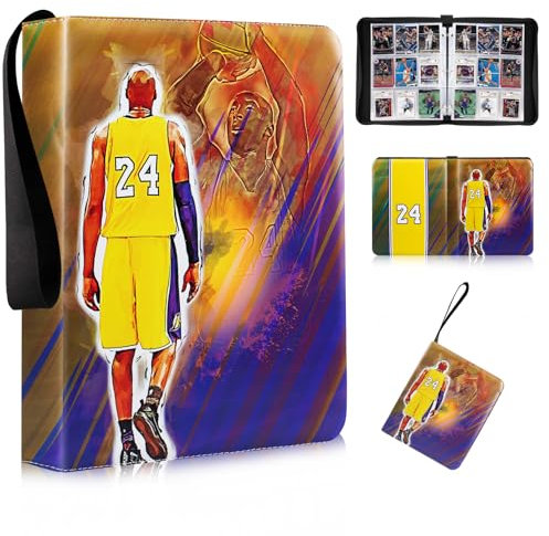 Egmelos 50 Seiten Sammelkarten Album Fussball, Sammelalbum für Fußball Karten, 900 Trainer Sammelkartenalben, Karten Halter für Fußball Basketball
