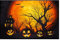 Horror-Shop Jack o Lantern Halloween Kürbis Fußmatte 40 x 60 cm