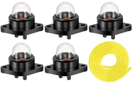 ZAMDOE 530071835 Primer Pumpe 188-513 530047213 für Poulan für Ryobi für Craftsman für Echo Kettensäge Gebläse Trimmer Rasenmäher Ersatzteile Vergaser mit Kraftstoffleitung