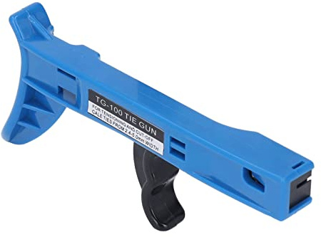 Tissting Kabelbinderpistole für 2,4-5mm/0,09-0,2 Zoll Kabelbinder, Kunststoff Flush Cut Point Kabelbinder Schneide Befestigungswerkzeug Nylonbändern Kabelbinderzange