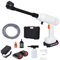 Napacoh 21V Cordless Pressure Washer, PortableElectric Battery Power Pressure Washer with 6-in-1 and Adjustable Nozzle for Fence, Car, Floor Watering, Vegetables(White)