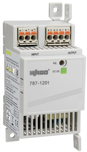 WAGO Compact Stromversorgung 787-1201 | 1-phasig, Power supply Primär getaktet, Hutschienen-Netzteil (DIN-Rail), DC 12 V, 2,5 A, DC-OK LED