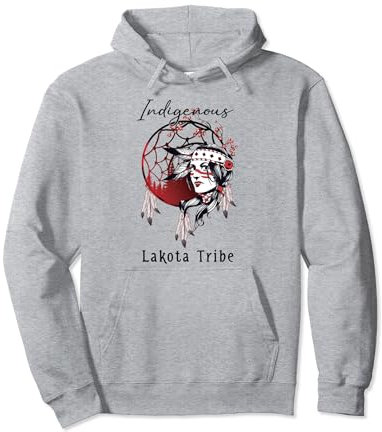 Lakota Indianer-Traumfänger, stolz, Indianer Pullover Hoodie