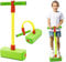 ZephyrCraft FrogJump Pogo Stick für Kinder, Outdoor Spielzeug für Kinder von 3-12 Jahren, Schaumstoff-Jumper mit Quietscher, Geburtstags, Spaßiges Gartenspiel