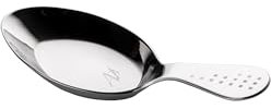 PIAZZA - 6 Cucchiai da Servizio Finger Food, Posate Acciaio Inox Lavabili in Lavastoviglie per Brodo, Set Posate 6 Persone con Cucchiaio Aperitivo, Accessori Cucina Utensili Cucina Resistenti Durevoli