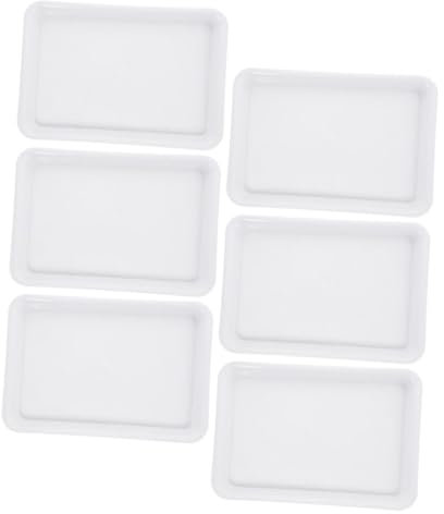 SEWOART 6pcs Flower Pot Tray Plastic Reusable Planter Tray Plant Saucer for Indoor Outdoor Plants Water Catcher for Gardening and Home Decoration