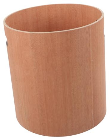 TOGEVAL Holz Mülleimer Japanischer Stil Minimalistischer Abfalleimer Für Büro Schlafzimmer Und Badezimmer Großer Stauraum Abnehmbar Und Leicht Zu Reinigen Dekorativ Und Funktional